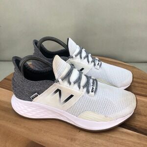 New Balance Fresh Foam ROAV White Grey Running Shoes Womens Size 8 Lace Up